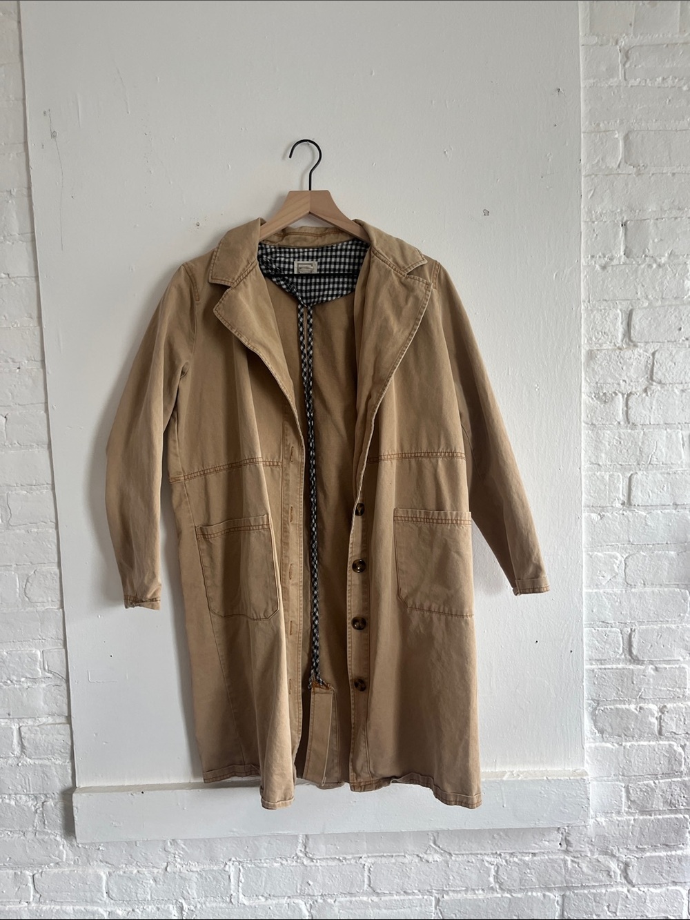 mo:vint Beige Trench coat